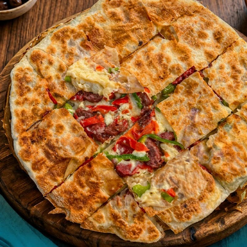 Soujouk Feteer — Savory Pies